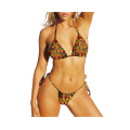 Latest Design African Print Swimwear Bikini Set Digital Print Women Swimwear Beach Wear African Clothing